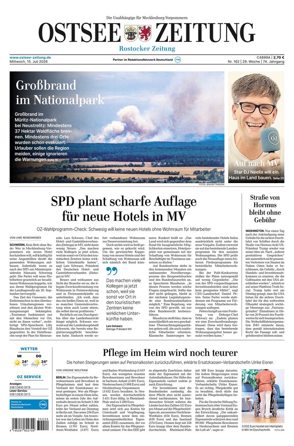 Ostsee-Zeitung - ePaper