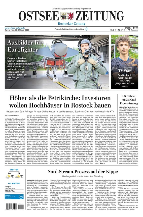 Ostsee-Zeitung - ePaper