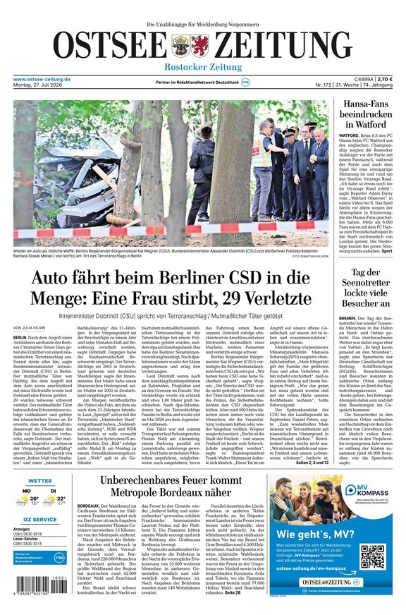 Ostsee-Zeitung - ePaper