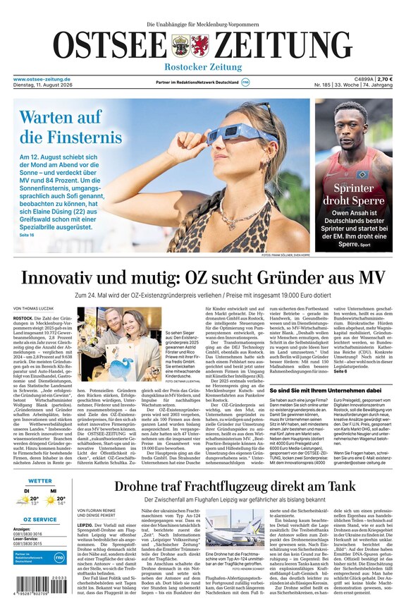 Ostsee-Zeitung - ePaper