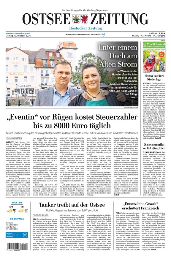 Ostsee-Zeitung - ePaper