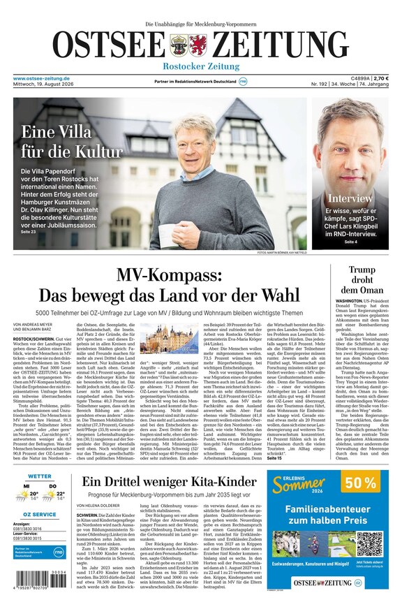Ostsee-Zeitung - ePaper