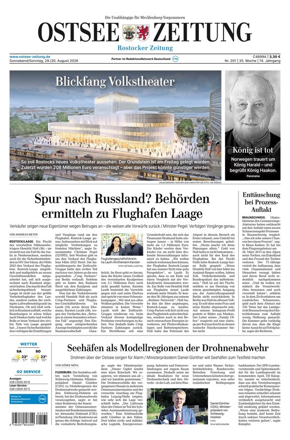 Ostsee-Zeitung - ePaper