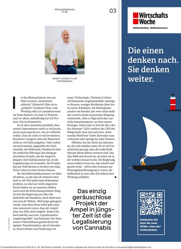 Wirtschaftswoche - Zeitschrift Als EPaper Im IKiosk Lesen