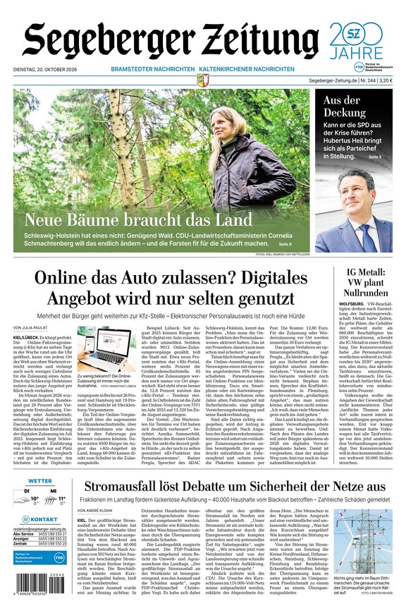 Segeberger Zeitung - ePaper