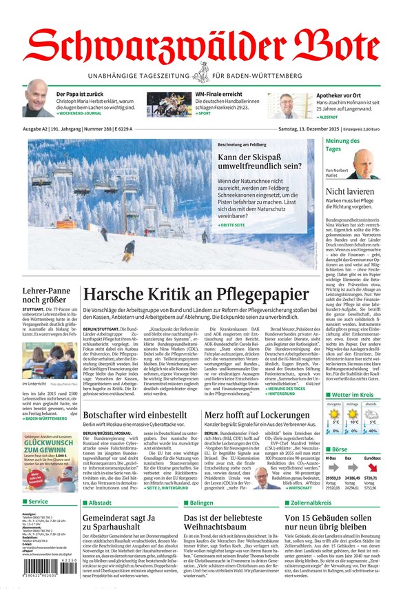 Schwarzwälder Bote - ePaper