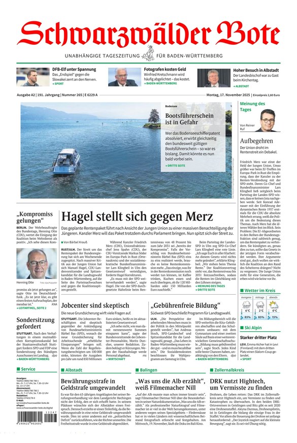 Schwarzwälder Bote - ePaper