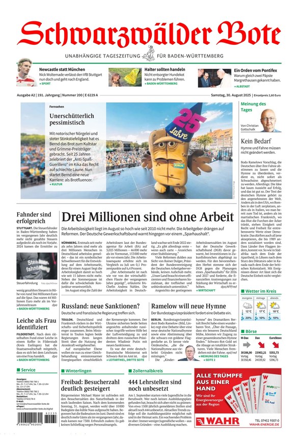 Schwarzwälder Bote - ePaper