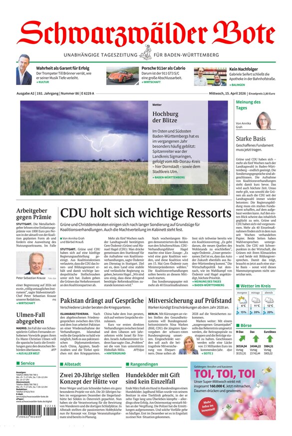 Schwarzw&auml;lder Bote - ePaper