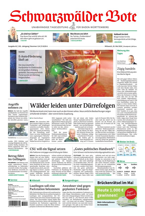 Schwarzwälder Bote - ePaper