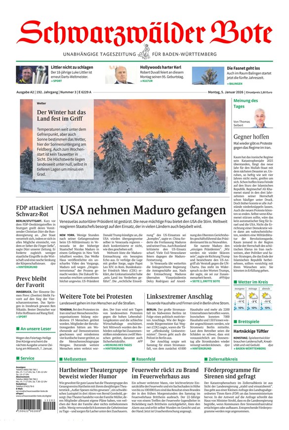 Schwarzwälder Bote - ePaper