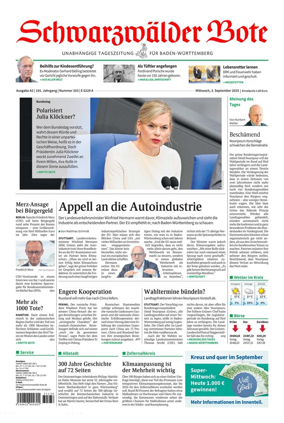 Schwarzwälder Bote - ePaper