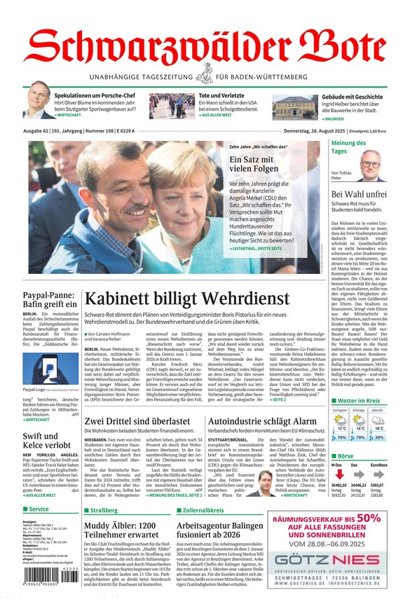 Schwarzwälder Bote - ePaper