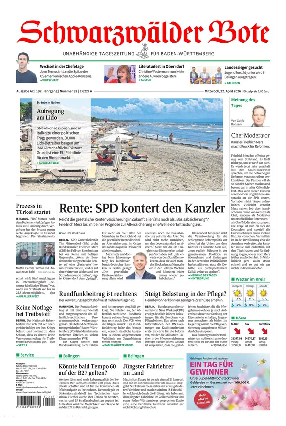 Schwarzw&auml;lder Bote - ePaper