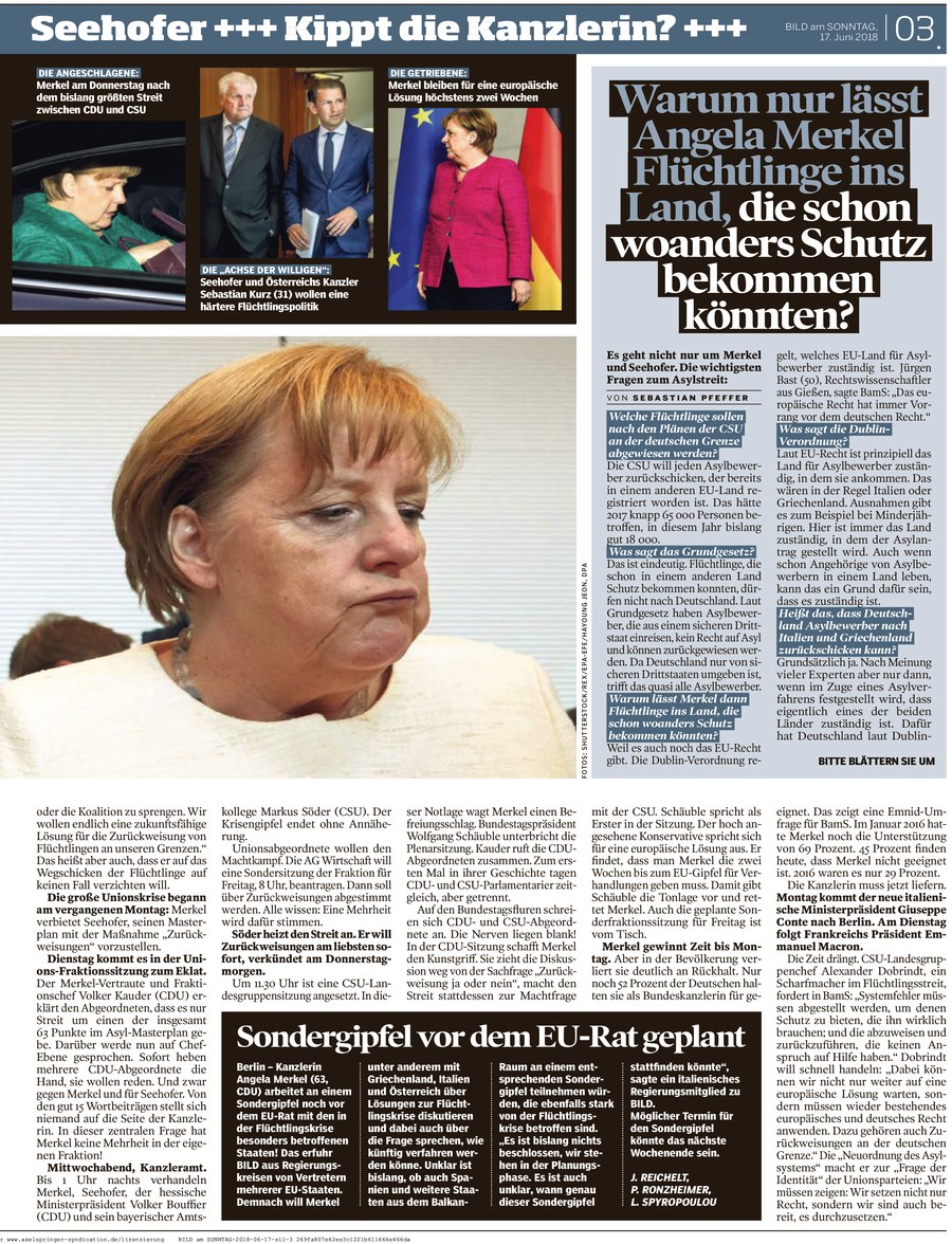 Bild Zeitung Bild Am Sonntag