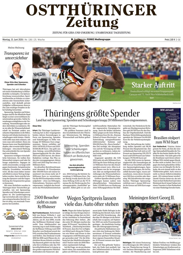 Ostthüringer Zeitung - ePaper