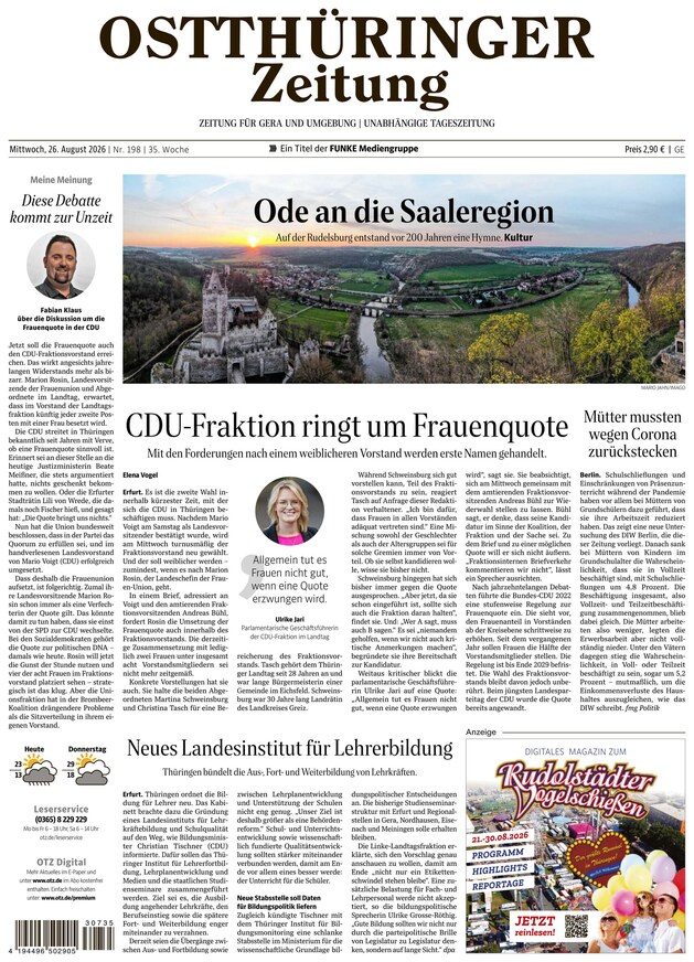 Ostth&uuml;ringer Zeitung - ePaper
