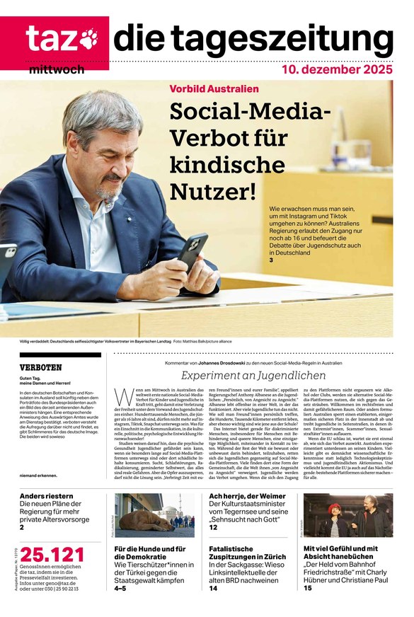 taz die tageszeitung - ePaper