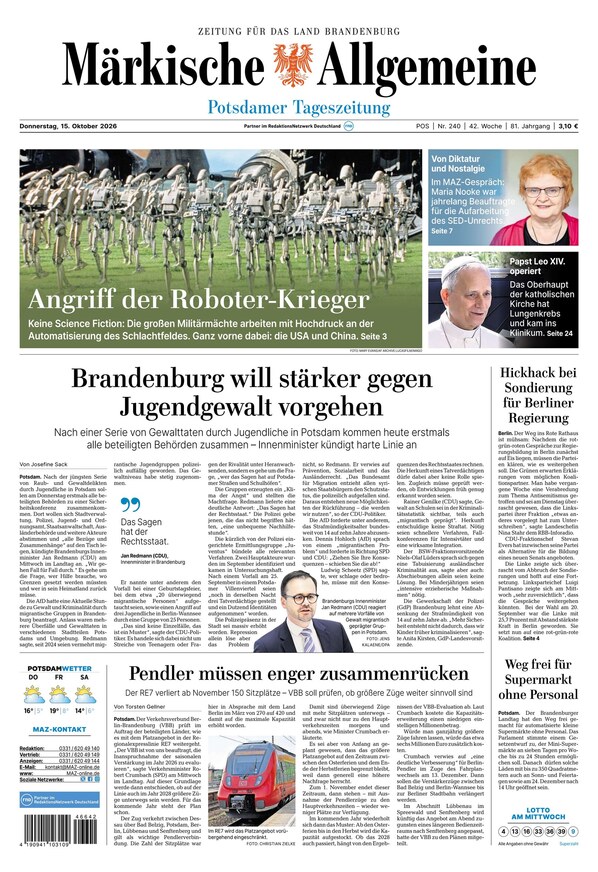 M&auml;rkische Allgemeine - ePaper