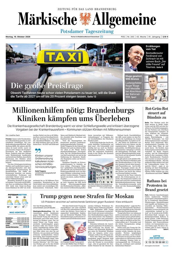 M&auml;rkische Allgemeine - ePaper