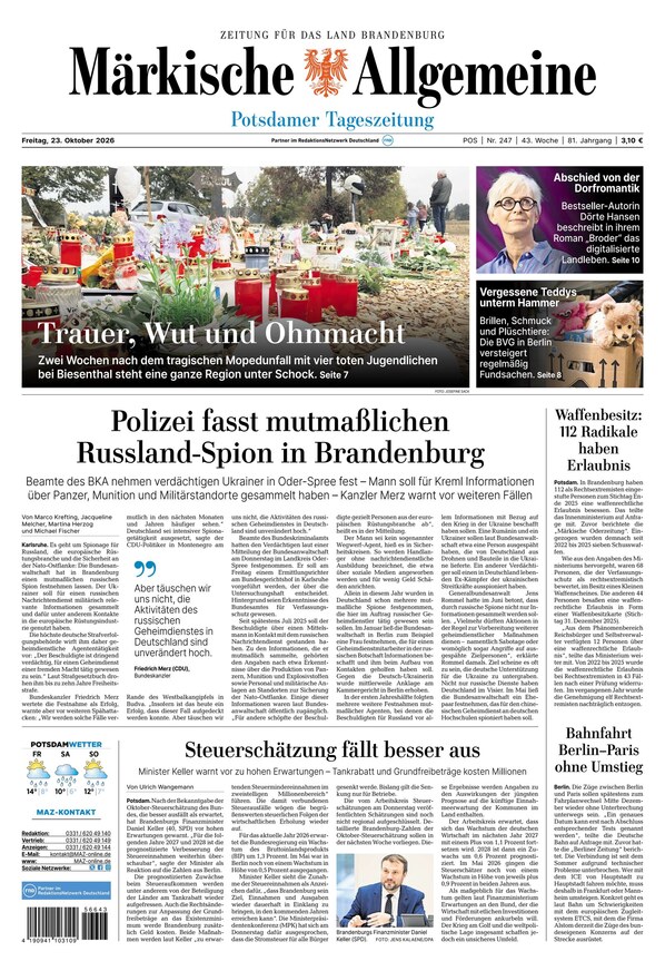 M&auml;rkische Allgemeine - ePaper