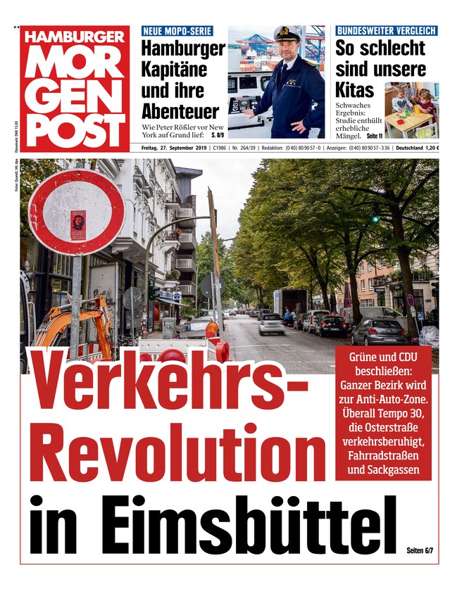 Hamburger Morgenpost Mo-So Vom 27.09.2019 – Als EPaper Im IKiosk Lesen