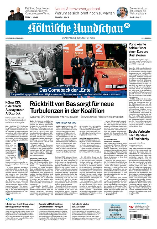 K&ouml;lnische Rundschau - ePaper