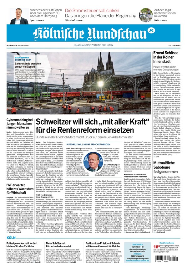 K&ouml;lnische Rundschau - ePaper
