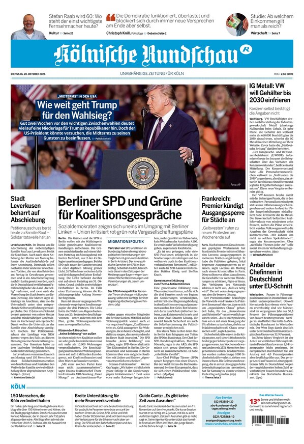 K&ouml;lnische Rundschau - ePaper