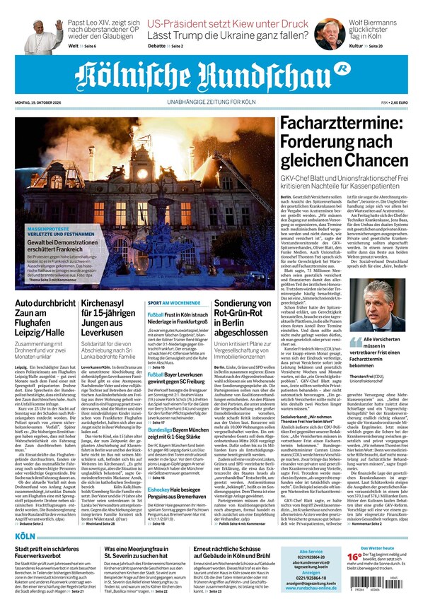 K&ouml;lnische Rundschau - ePaper