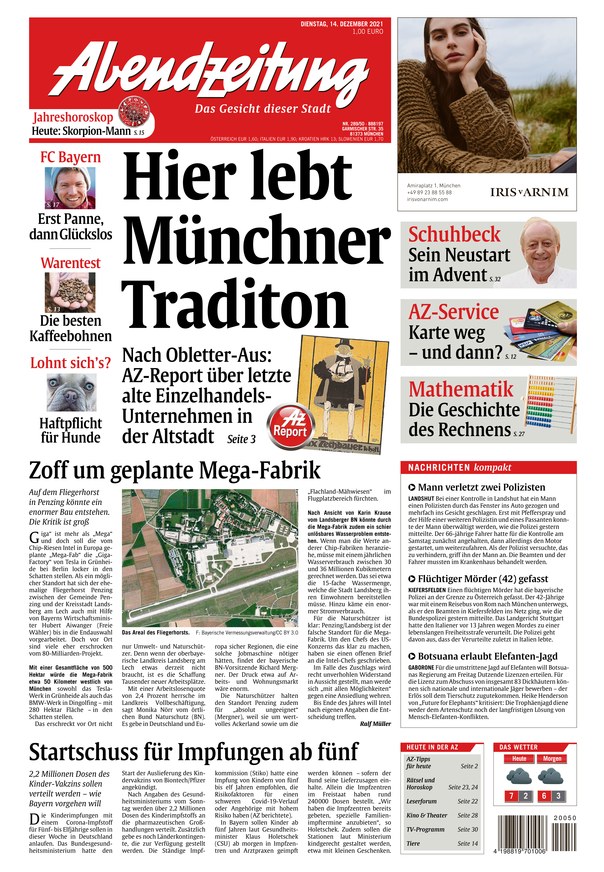 Abendzeitung München Zeitung Als Epaper Im Ikiosk Lesen 