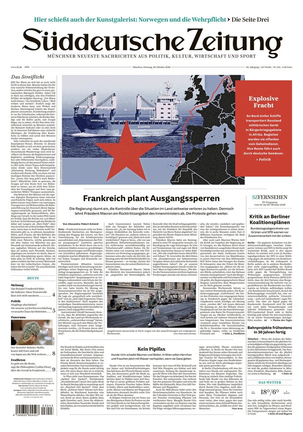 S&uuml;ddeutsche Zeitung - ePaper