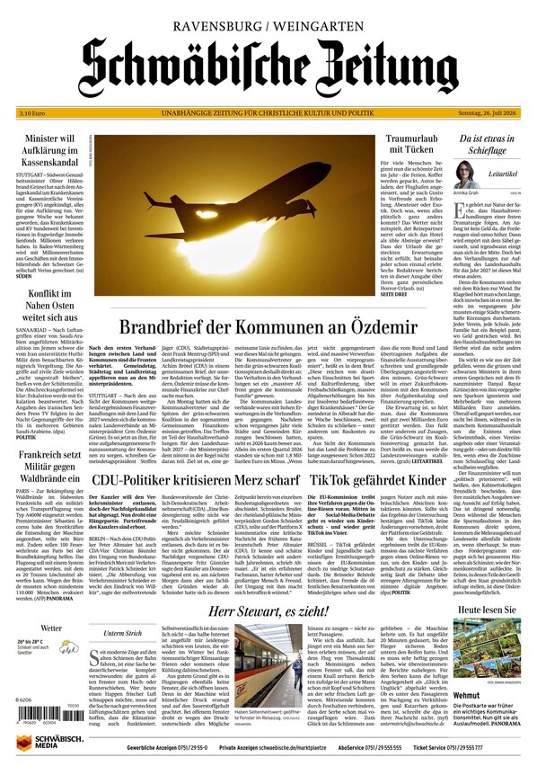 Schw&auml;bische Zeitung  - ePaper