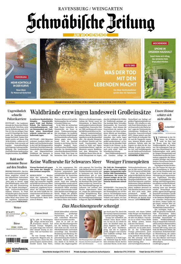 Schw&auml;bische Zeitung  - ePaper