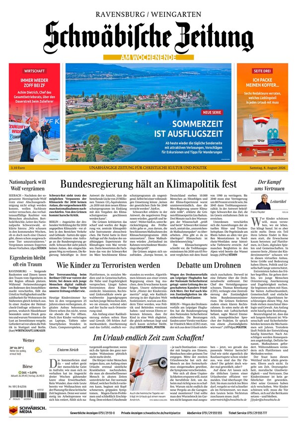 Schw&auml;bische Zeitung  - ePaper