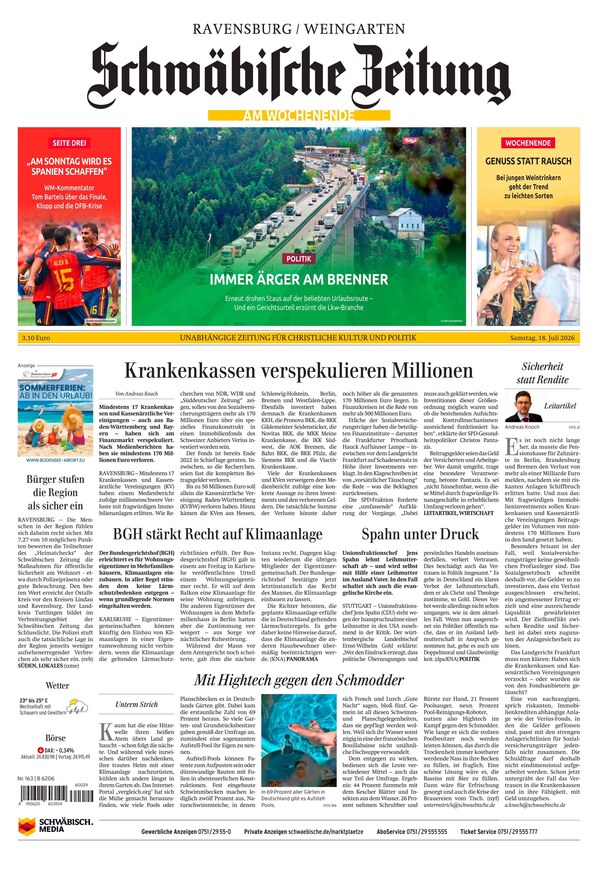 Schwäbische Zeitung - ePaper