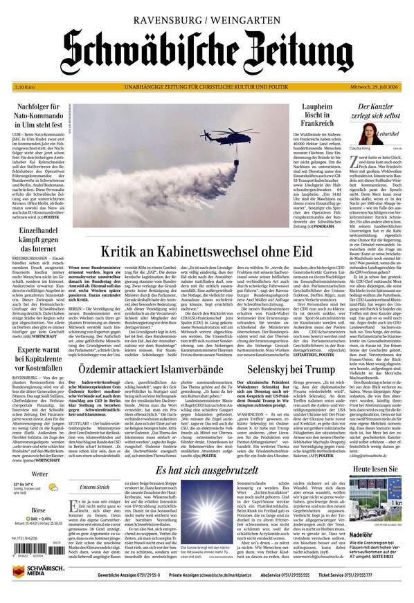 Schw&auml;bische Zeitung  - ePaper