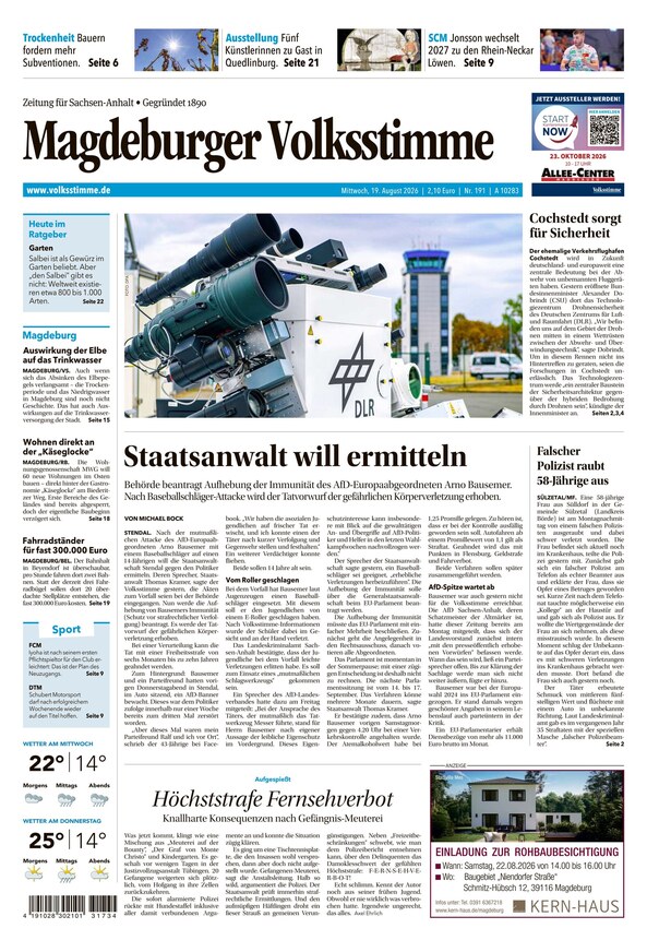 Volksstimme - ePaper