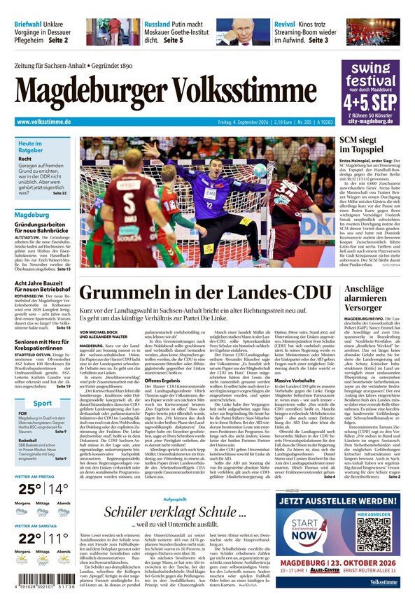 Volksstimme - ePaper