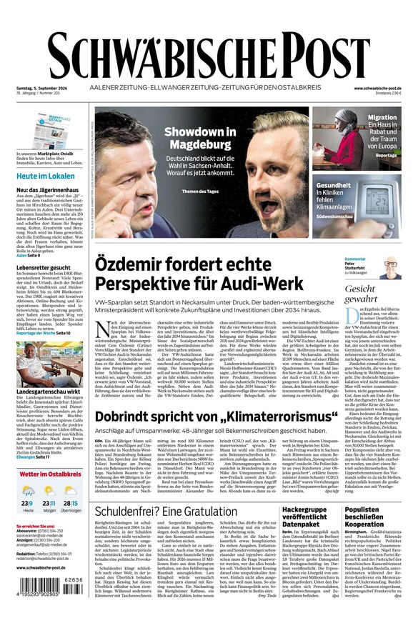Schw&auml;bische Post - ePaper