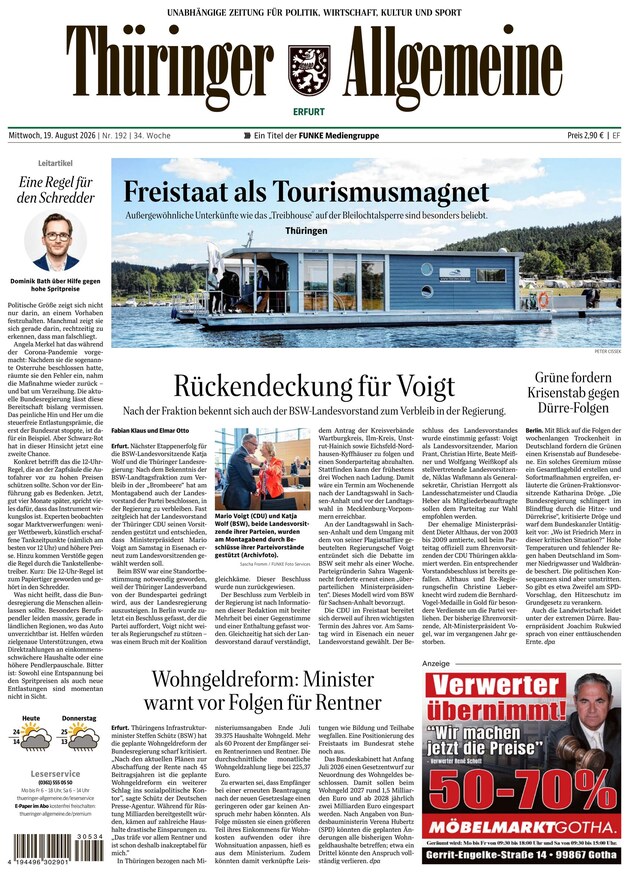 Th&uuml;ringer Allgemeine - ePaper