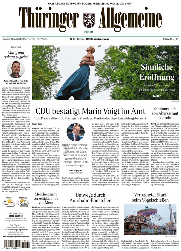 Th&uuml;ringer Allgemeine - ePaper