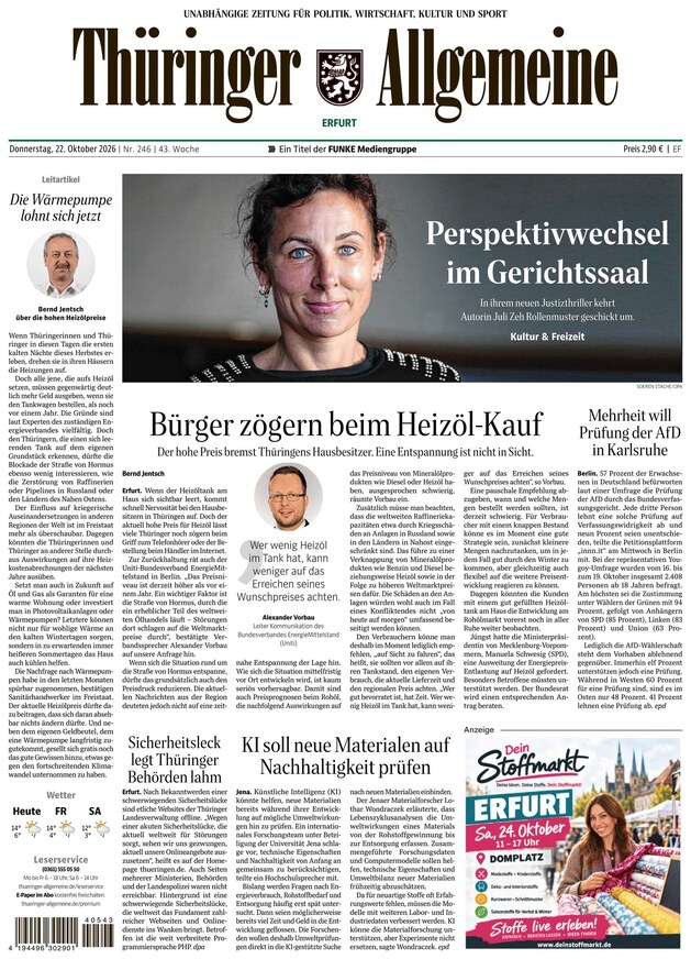 Th&uuml;ringer Allgemeine - ePaper