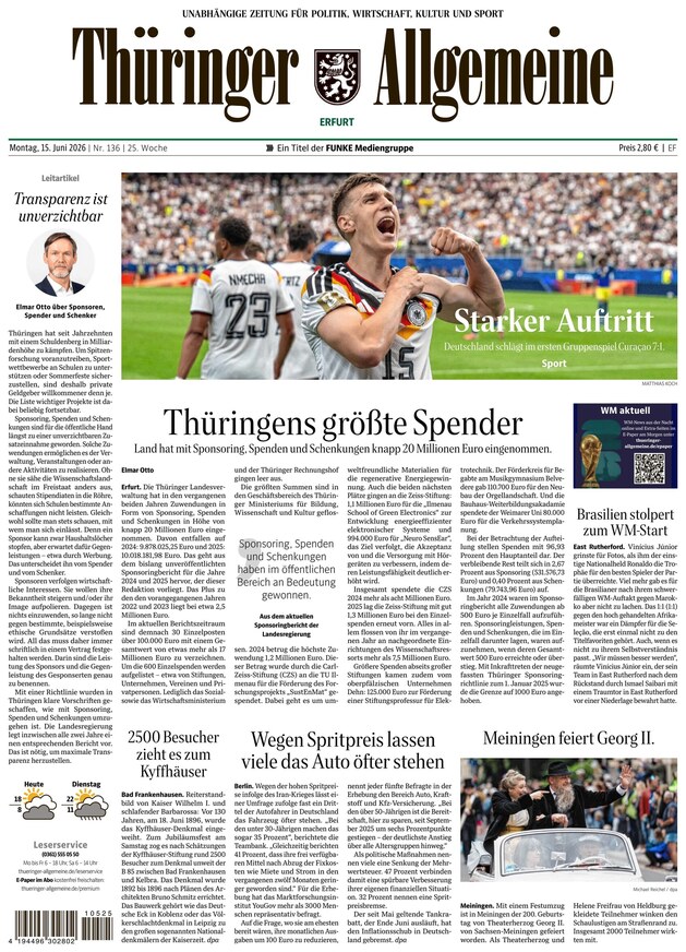 Thüringer Allgemeine - ePaper
