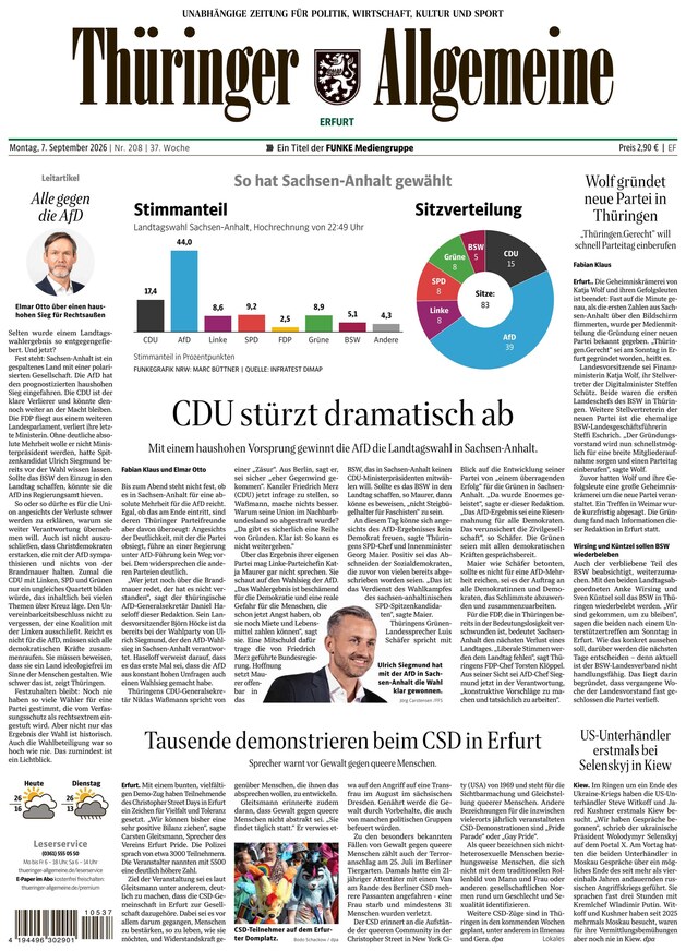 Th&uuml;ringer Allgemeine - ePaper