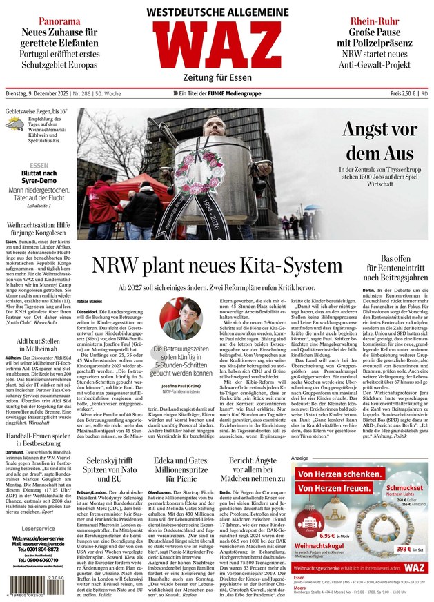 WAZ Westdeutsche Allgemeine Zeitung - ePaper