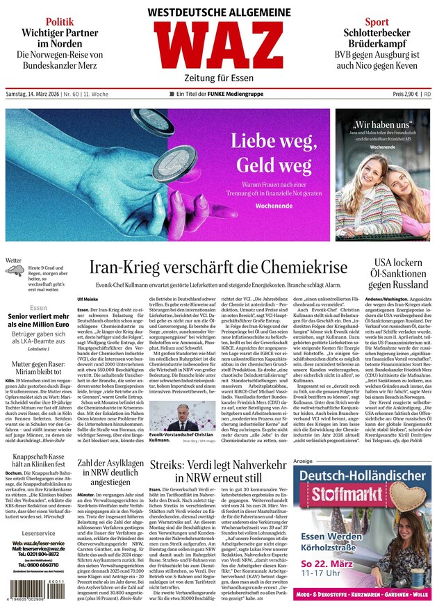 WAZ Westdeutsche Allgemeine Zeitung - ePaper