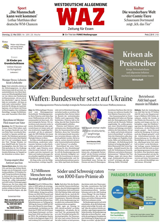 WAZ Westdeutsche Allgemeine Zeitung - ePaper