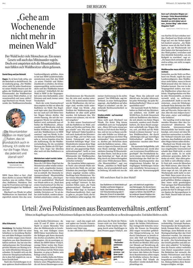Registration Paper Code Westfalenpost Bad Berleburg / Wittgenstein newspaper - read as e-paper ...