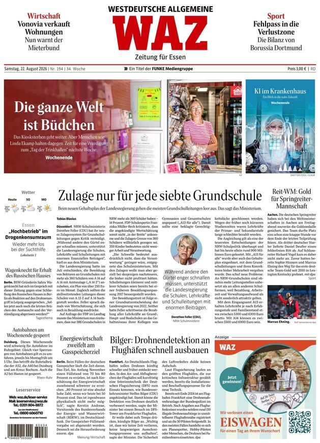 WAZ Westdeutsche Allgemeine Zeitung - ePaper
